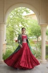 Ka 5083 Rayon With Standard Frill Stitching Chaniya Choli With Shrug